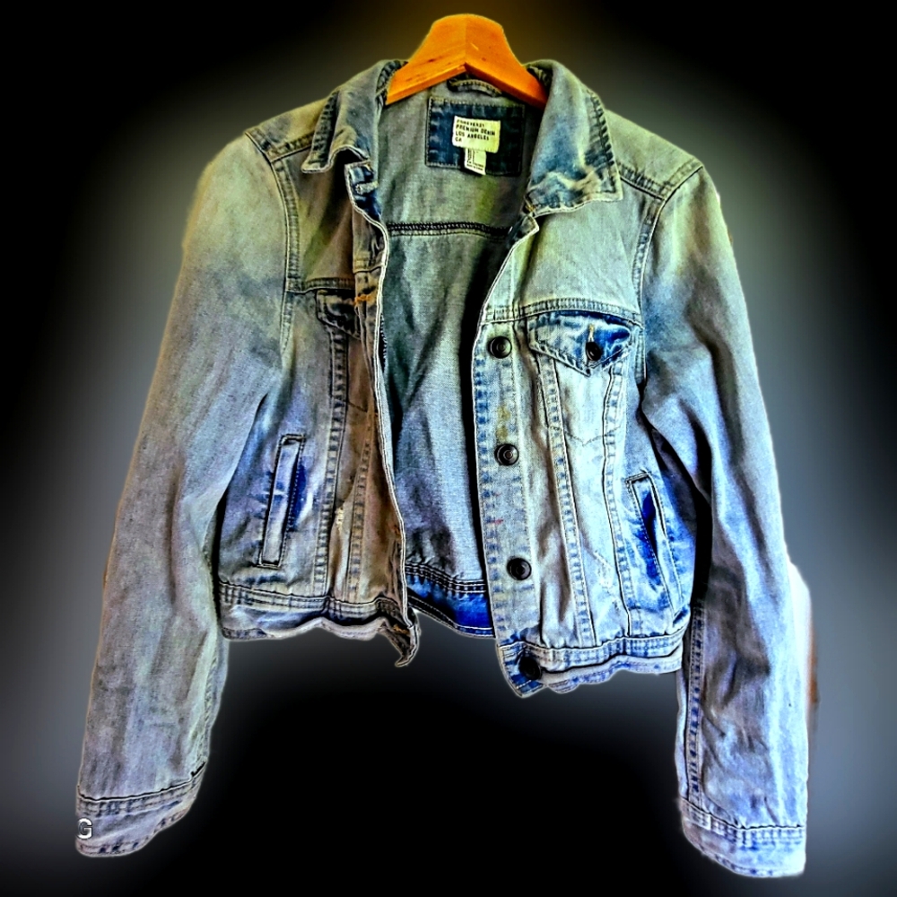 Crop Denim Forever 21 Jacket